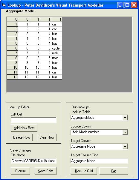 Completed Lookup form