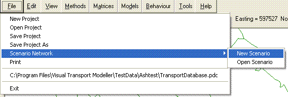 File menu