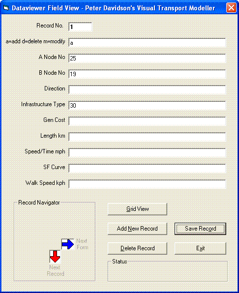 Dataviewer field view